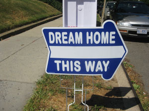 Dream Home for sale sign