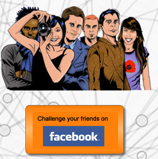 Challenge your friends on Facebook