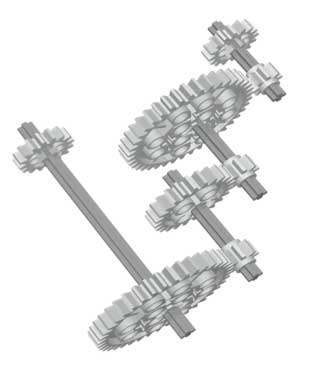 Lego compound gears