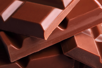Close up photo of chocolate bars
