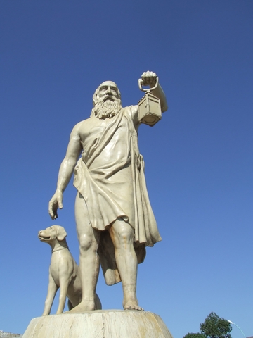 Diogenes of Sinope was a Greek philosopher and one of the founders of Cynic philosophy