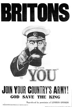 Original Kitchener World War I Recruitment poster