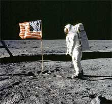 Buzz Aldrin on the moon [Image: NASA]