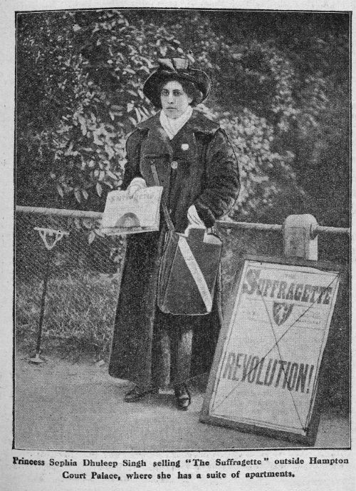 Suffragettte Sophia Duleep Singh