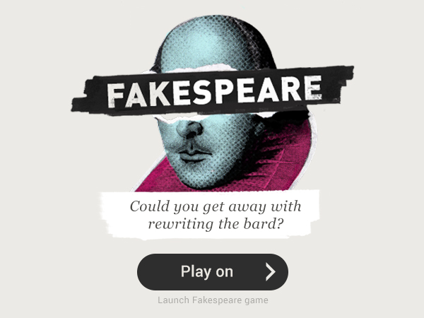 Fakespeare launch image - temp