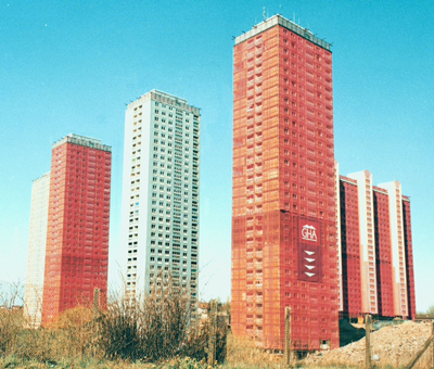 The Red Road Flats in Glasgow
