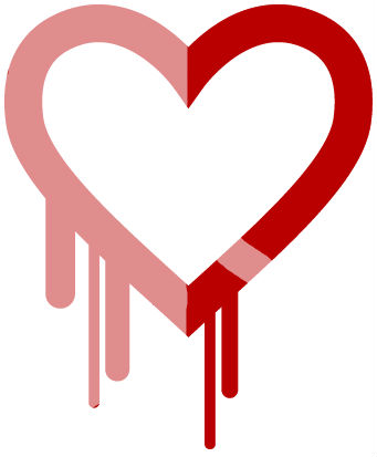 The heartbleed 'logo' with a question mark