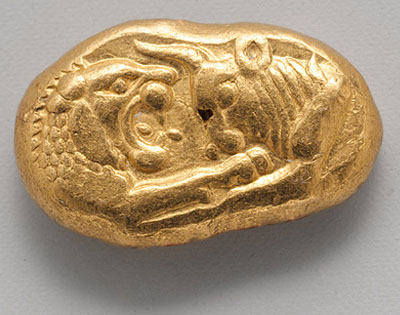Croesus gold coin