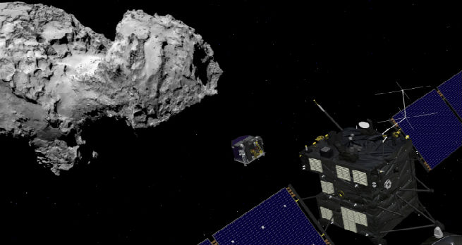Rosetta mission: The landing
