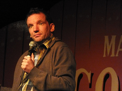 Comedian Henning Wehn performing at Machfest 2012