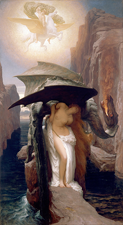 Perseus and Andromeda by Frederic, Lord Leighton