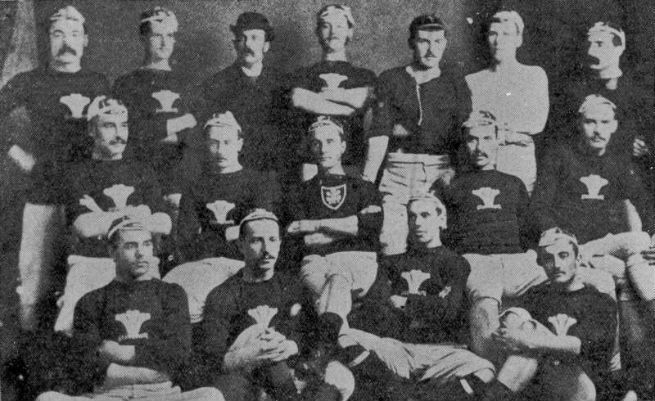 The first Wales Rugby Union team, 1881