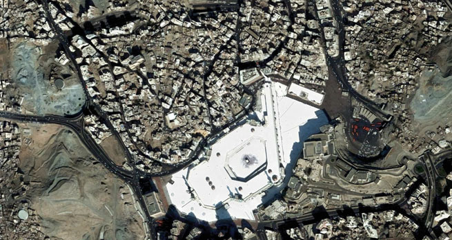 Mecca from above