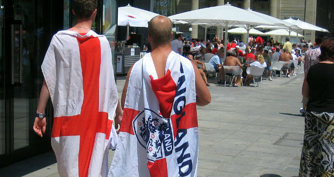 Supporters of England