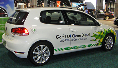 VW Golf - Not so eco-friendly