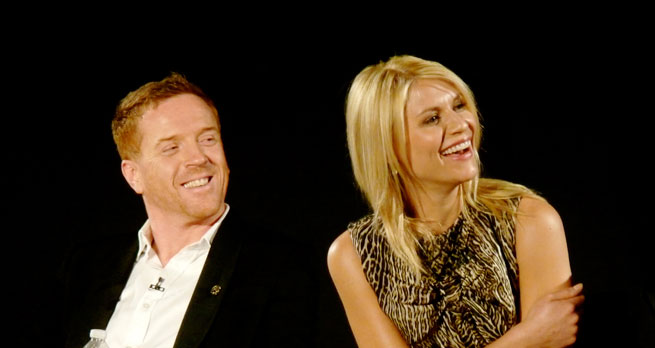 Claire Danes and Dominic Lewis from the cast of Homeland