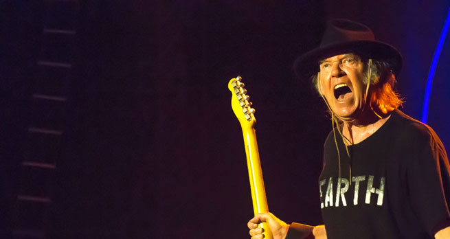 Neil Young playing Mainz in 2014