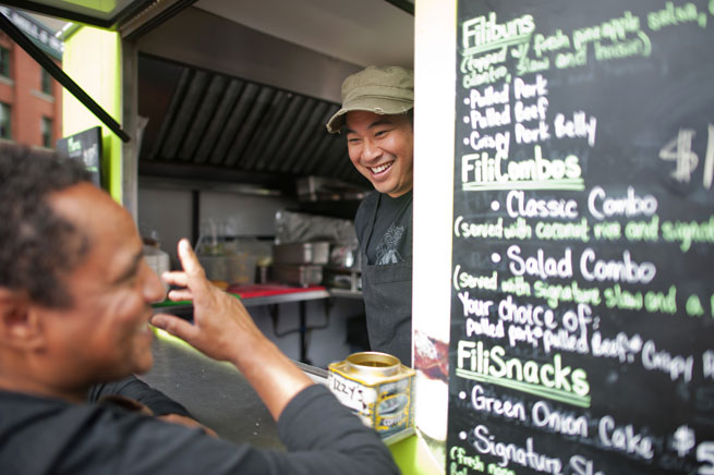 The Shiferaw family food truck in Edmonton, Alberta