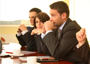 Businesspeople in the boardroom