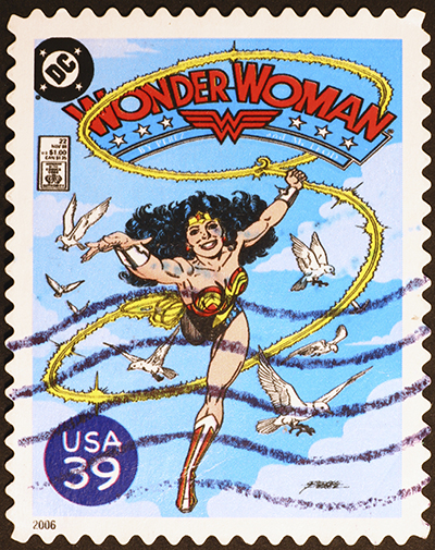 Wonder Woman stamp