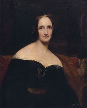 Mary Shelley painting