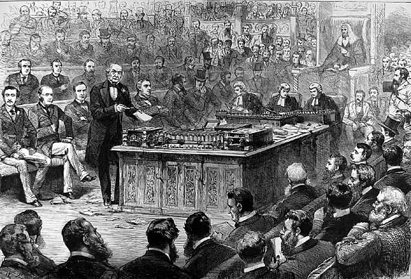 Gladstone addresses the House