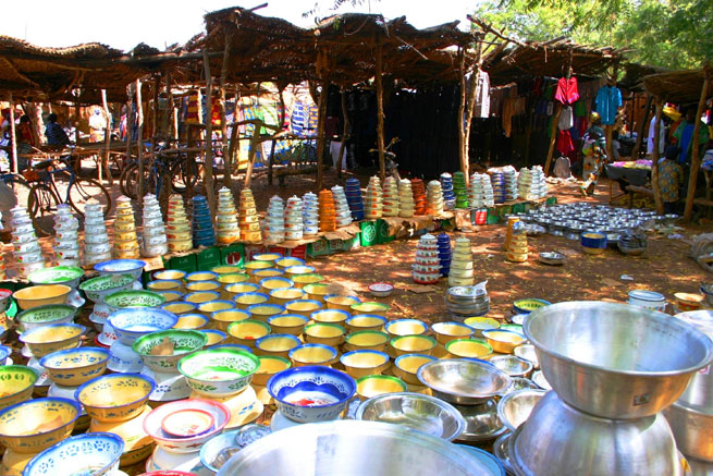 Marketplace in Burkina Faso