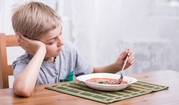 Boy with no appetite