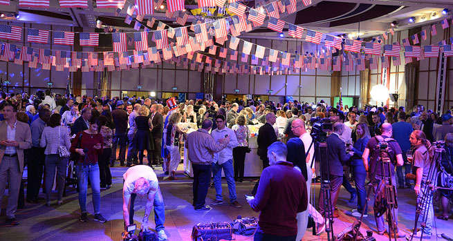 2016 Election night event at the US Embassy in Israel