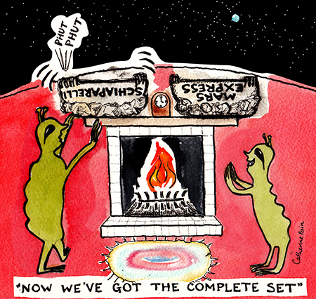 Martians cartoon, Mars, Society Matters