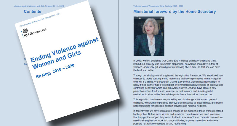 The UK government's Ending Violence against Women and Girls strategy