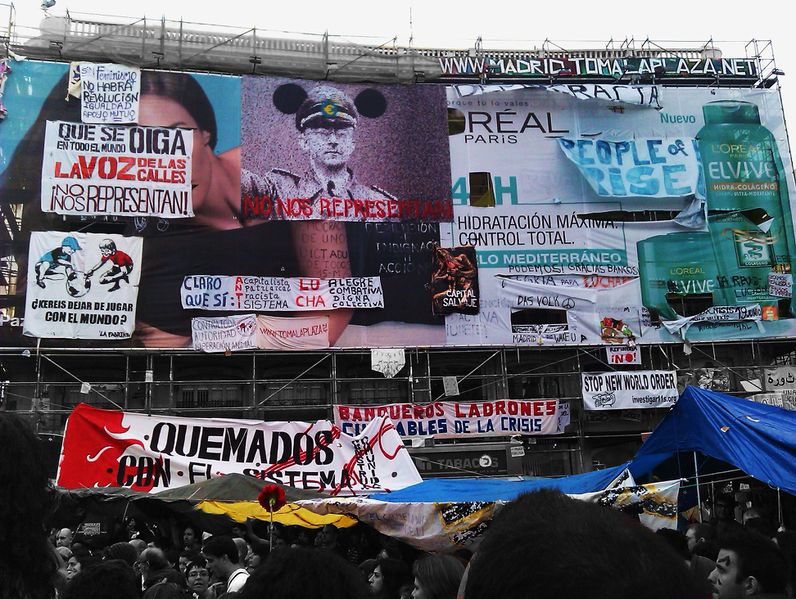 Revolutionary images from the Spanish 15M campaign