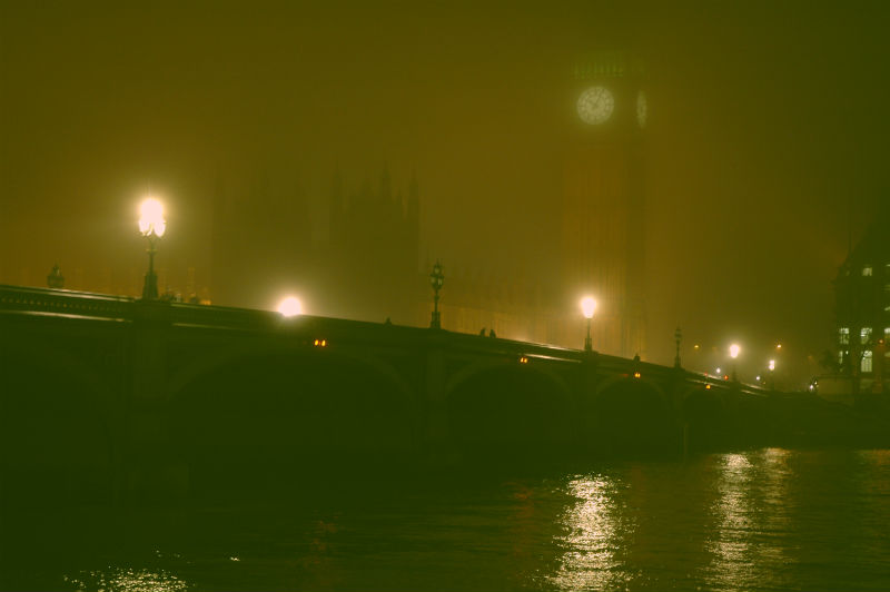 Westminster in the fog