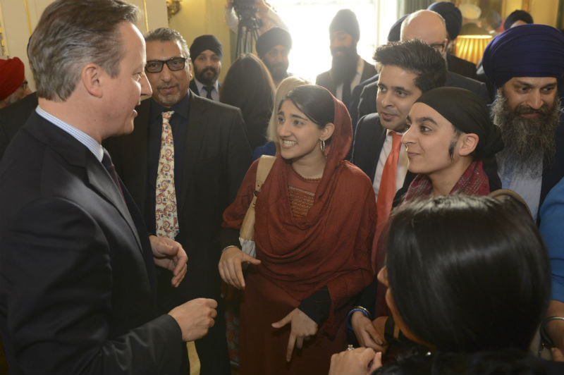 Prime Minister David Cameron hosts a reception to celebrate Vaisakhi in 10 Downing Street