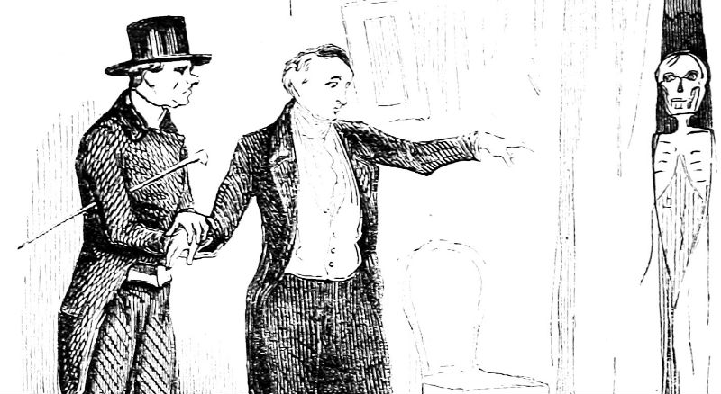 An illustration of a hallucination from Louis Breton's Dictionnaire infernal 