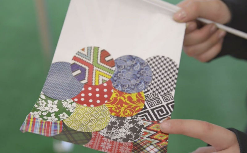 Flag design detail from Who Are We video