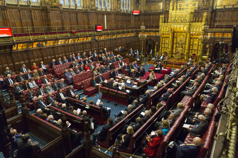 House Of Lords in session