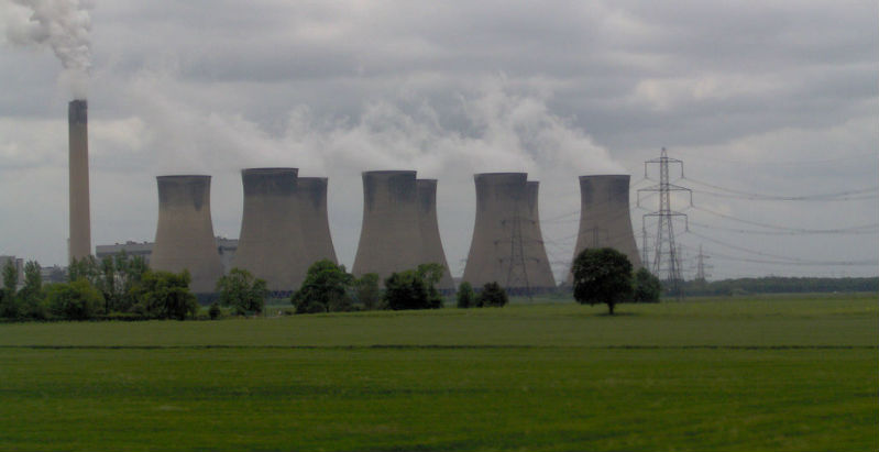 Landscape image of the Stanford Nuclear Power Station, taken in 2005