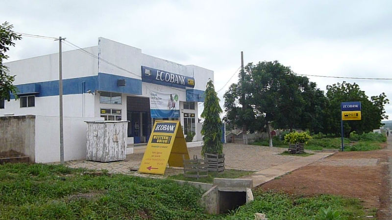 Branch of Ecobank in Savalou, Benin