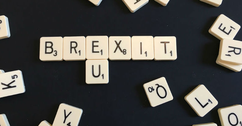 Scrabble words spelling out the word 'Brexit'