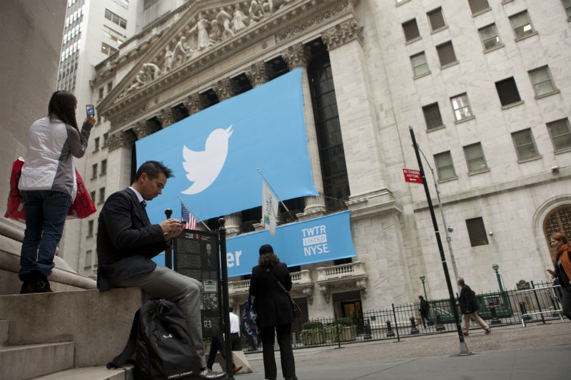 Twitter launching its IPO at the NYSE