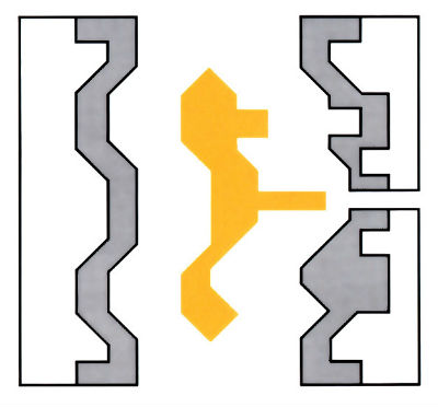Diagram to demonstrate Full mould casting (Evaporative pattern) - see article