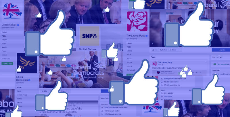 Political party Facebook montage
