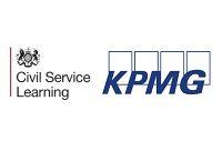 The Civil Service Learning and KPMG logos
