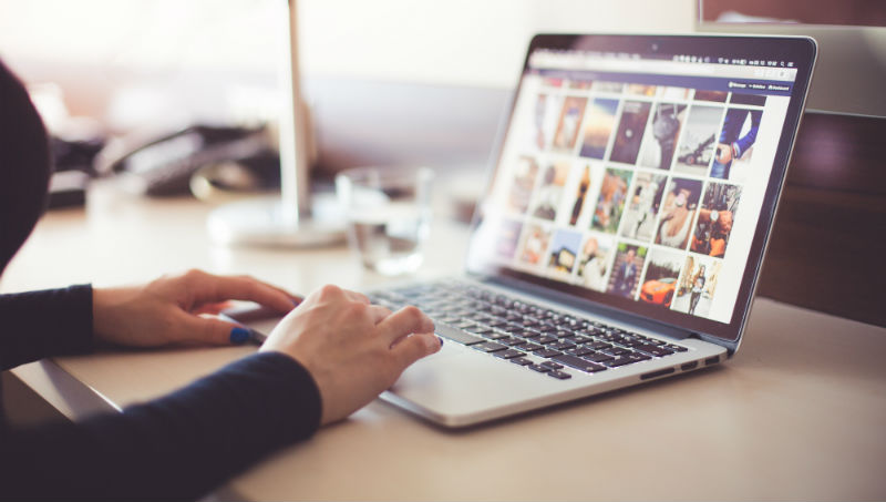 Image of woman on laptop 