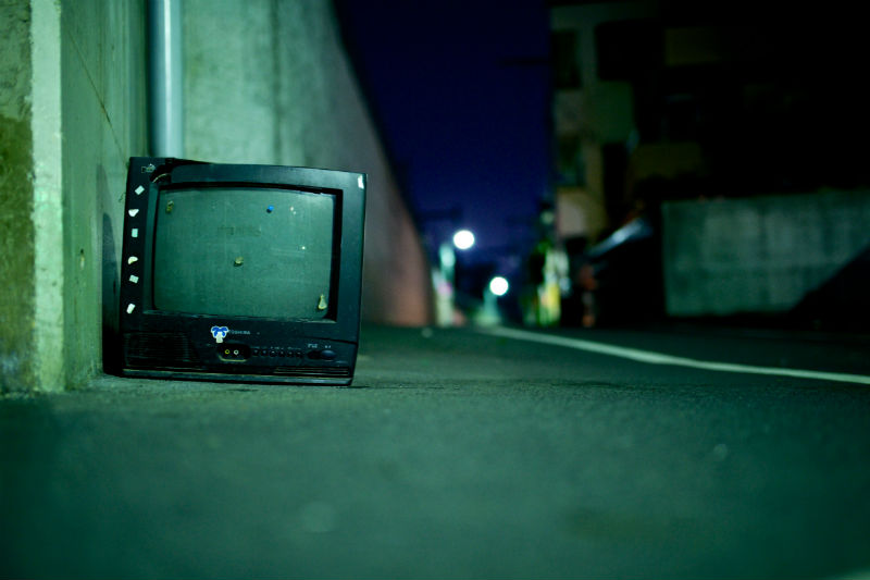 Abandoned TV set