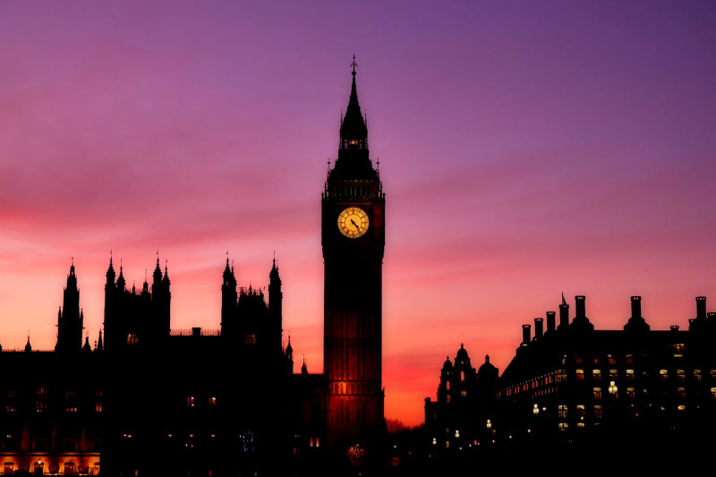 Big Ben at twilight