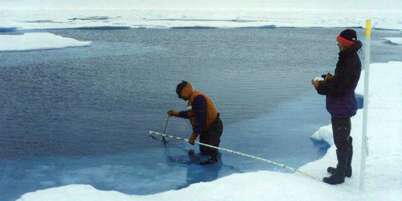Researching Arctic ice melt: The coal alliance will help the Inuit. Image:  via 