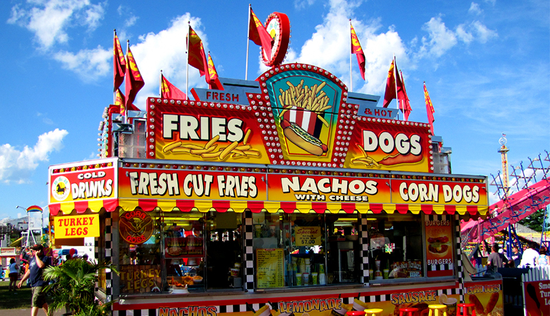 Funfair fast food
