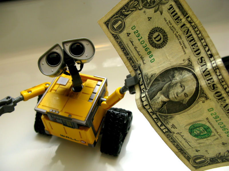 Wall-E and a dollar